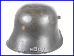 Ww1 Ww2 Irish'vickers' Model M1927 Combat Helmet, German'm16' Style, Complete