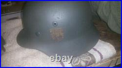 Ww2 German 60 Cm M35 Helmet W Liner