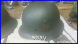 Ww2 German 60 Cm M35 Helmet W Liner