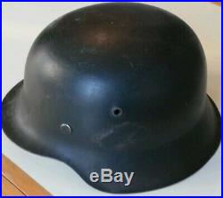Ww2 German Helmet Casque Allemand M42 Complet Sans Insigne Date 1942