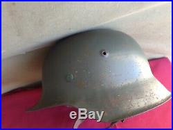 Ww2 German Helmet With Marks