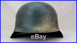 Ww2 German M42 Normandy Multi Camo Helmet