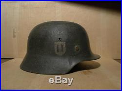 Ww2 German M-35 DD Croatian volunteer helmet. Size 64
