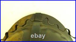 Ww2 German M-40 Camo Helmet With Flat Wire Bands For Camo Purposes, Size 66 Compl