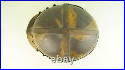 Ww2 German M-40 Camo Helmet With Flat Wire Bands For Camo Purposes, Size 68 Compl