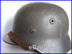 Ww2 German Original Combat Helmet! (camuflaged)
