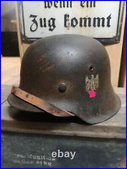 Ww2 German Wehrmacht Original helmet 1942 wk2 2ww