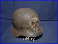 Ww2 German helmet. Totenkopf. M-40. Size 62