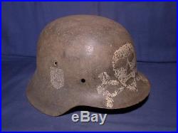 Ww2 German helmet. Totenkopf. M-42. Size 66