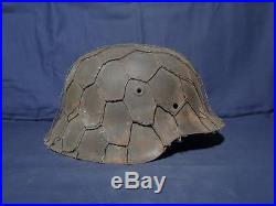 Ww2 German helmet shell. M-42. Size 64. With full Chicken wire net
