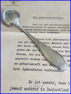 Ww2 German hitler Reichsparteitag spoon nunberg no elmetto helmet