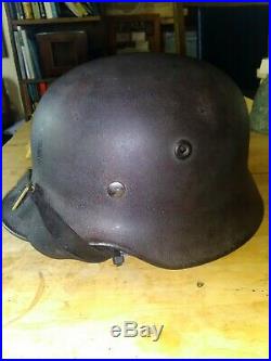 Ww2 German m40 helmet 100 percent original and nice patina