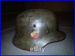 Ww2 Original german helmet wwII ET decal liner