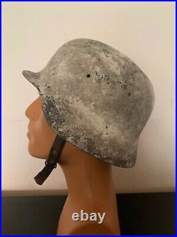 Ww2 Wwii German Type Spanish Helmet Model Z M42/79 Liner & Chin Strap Rare