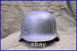 Ww2 german helmet camo SE64 with liner rim and rivets lot