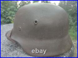 Wwii ww2 German Original Helmet stahlhelm. Factory stamp. #1